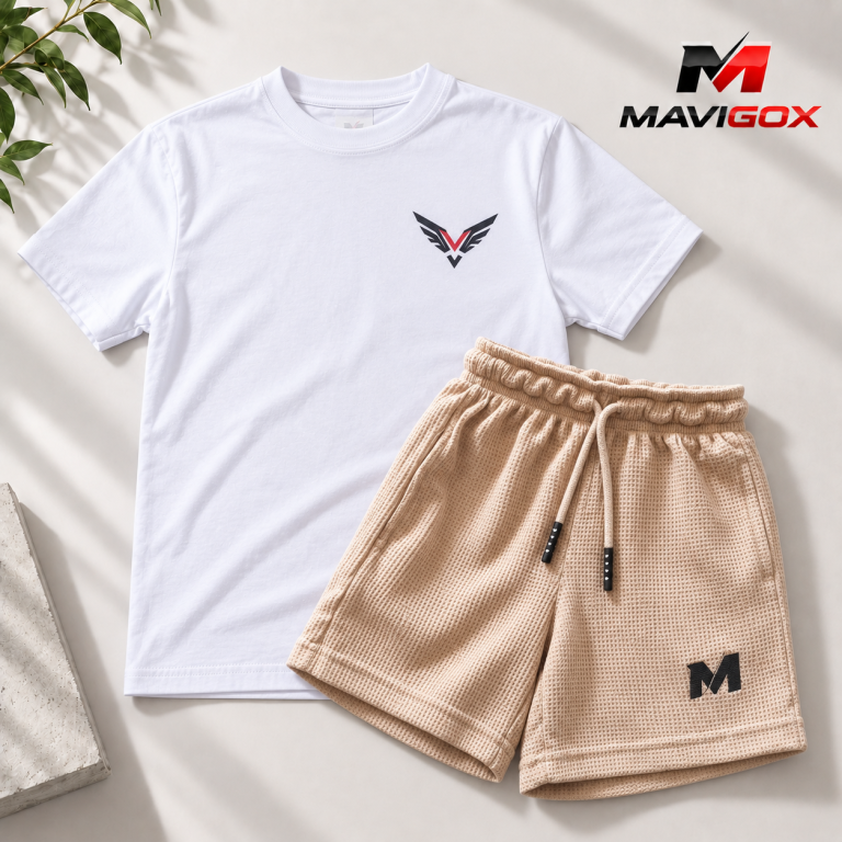 Polo Blanco + Short Beige