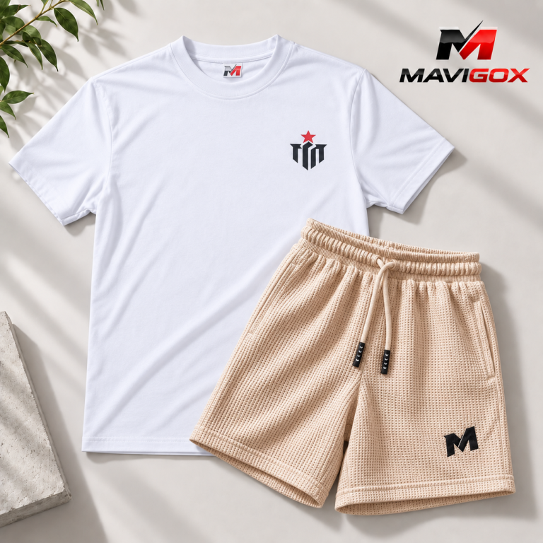 Polo Blanco + Short Beige