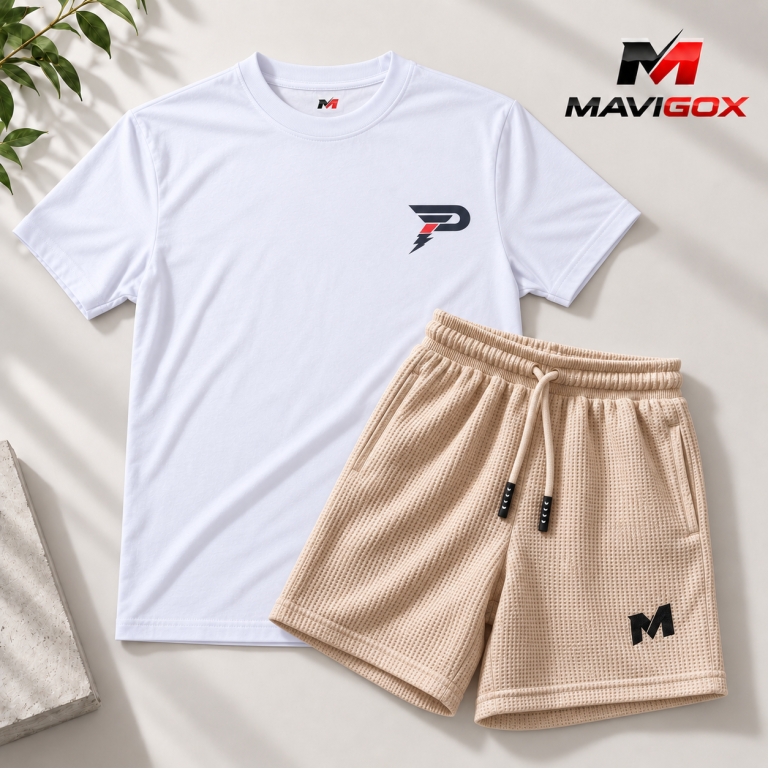 Polo Blanco + Short Beige