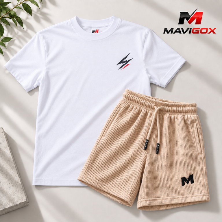 Polo Blanco + Short Beige