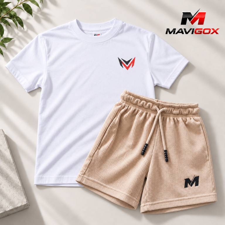 Polo Blanco + Short Beige