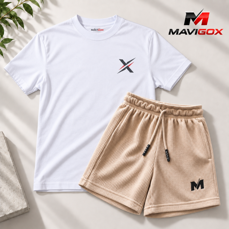 Polo Blanco + Short Beige