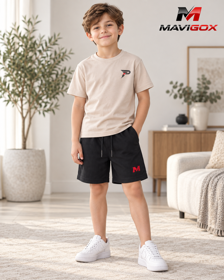 Polo Beige + Short Negro