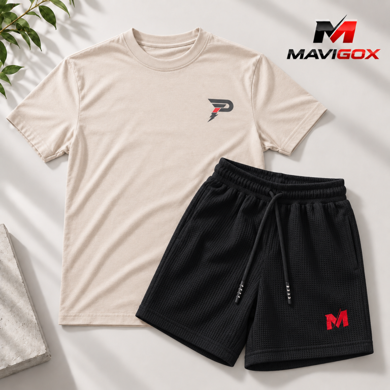 Polo Beige + Short Negro