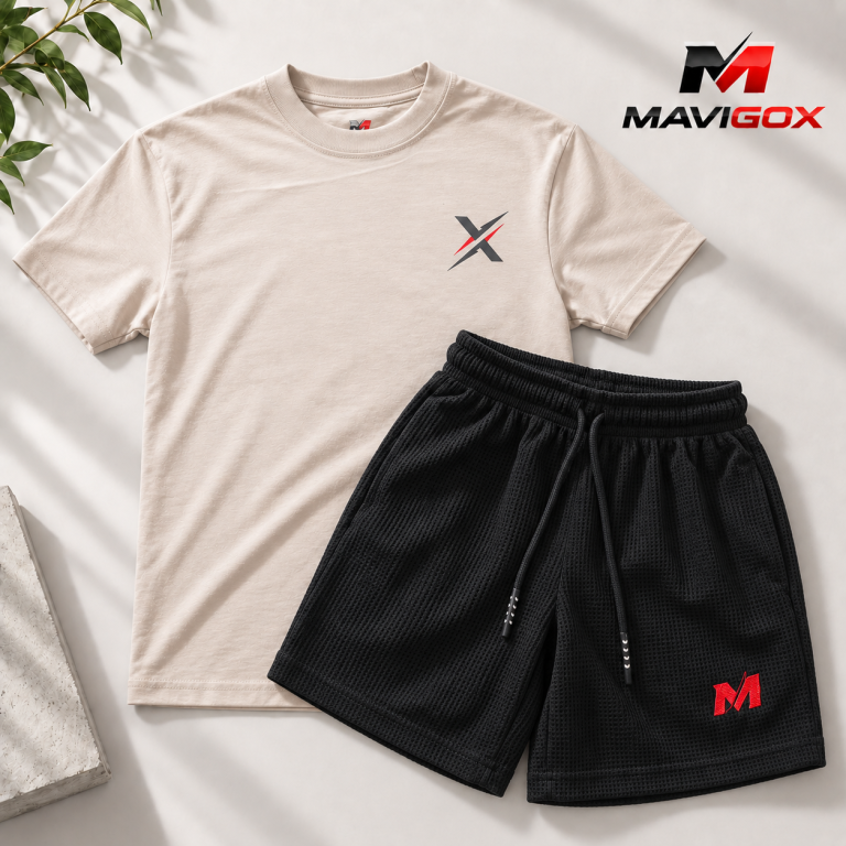 Polo Beige + Short Negro
