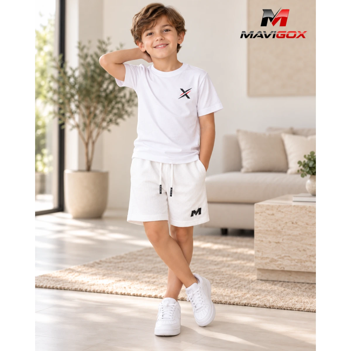 Polo Blanco + Short Blanco