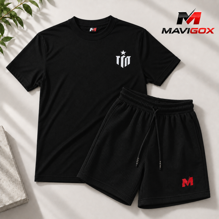 Polo Negro + Short Negro