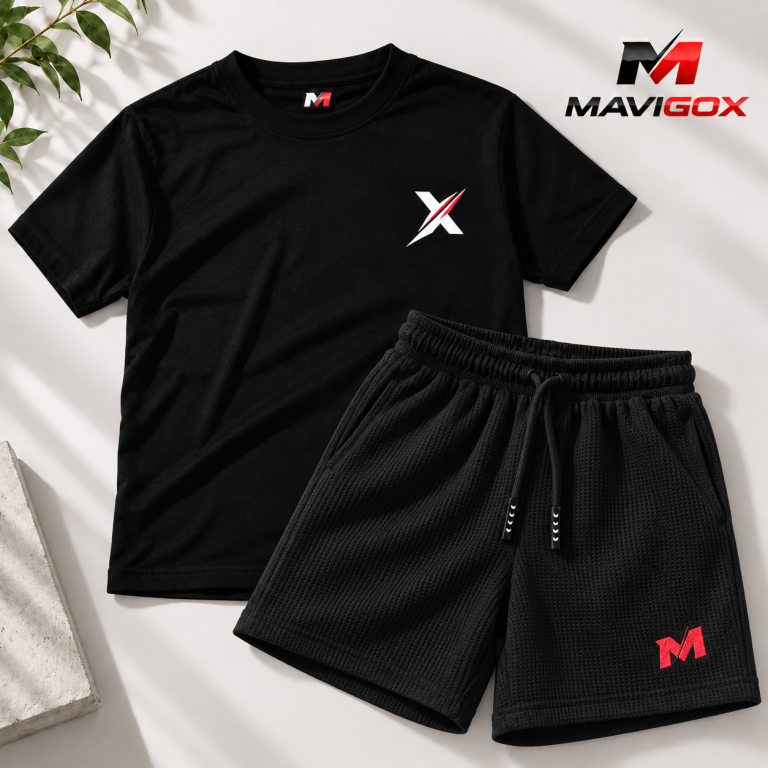 Polo Negro + Short Negro