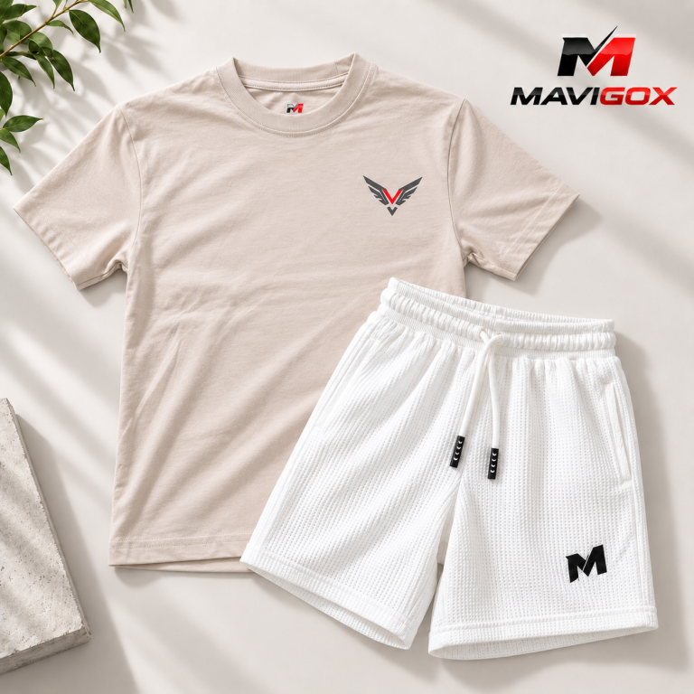 Polo Beige + Short Blanco