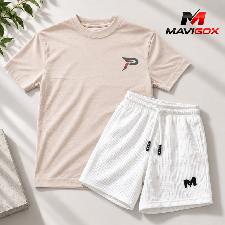 Polo Beige + Short Blanco