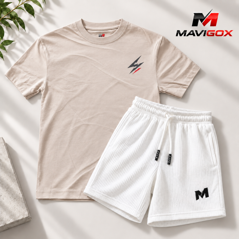 Polo Beige + Short Blanco