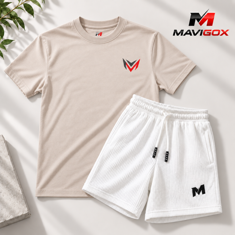 Polo Beige + Short Blanco