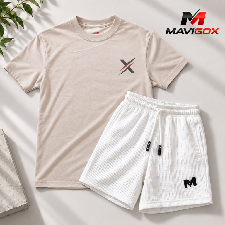 Polo Beige + Short Blanco
