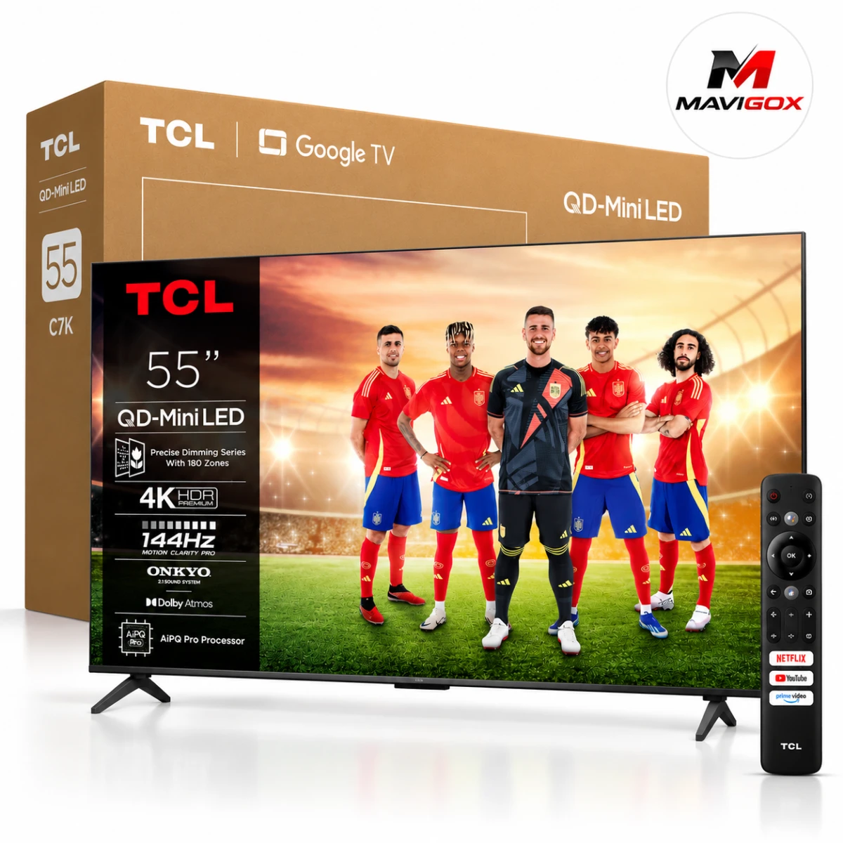 TV TCL Qled MiniLed 55"
